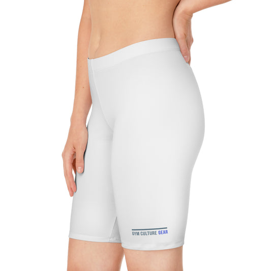 Biker style gym shorts