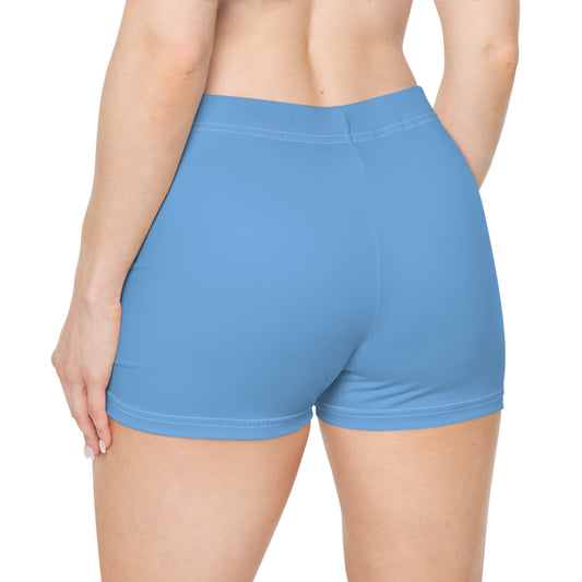 Low waited gym short - light blue