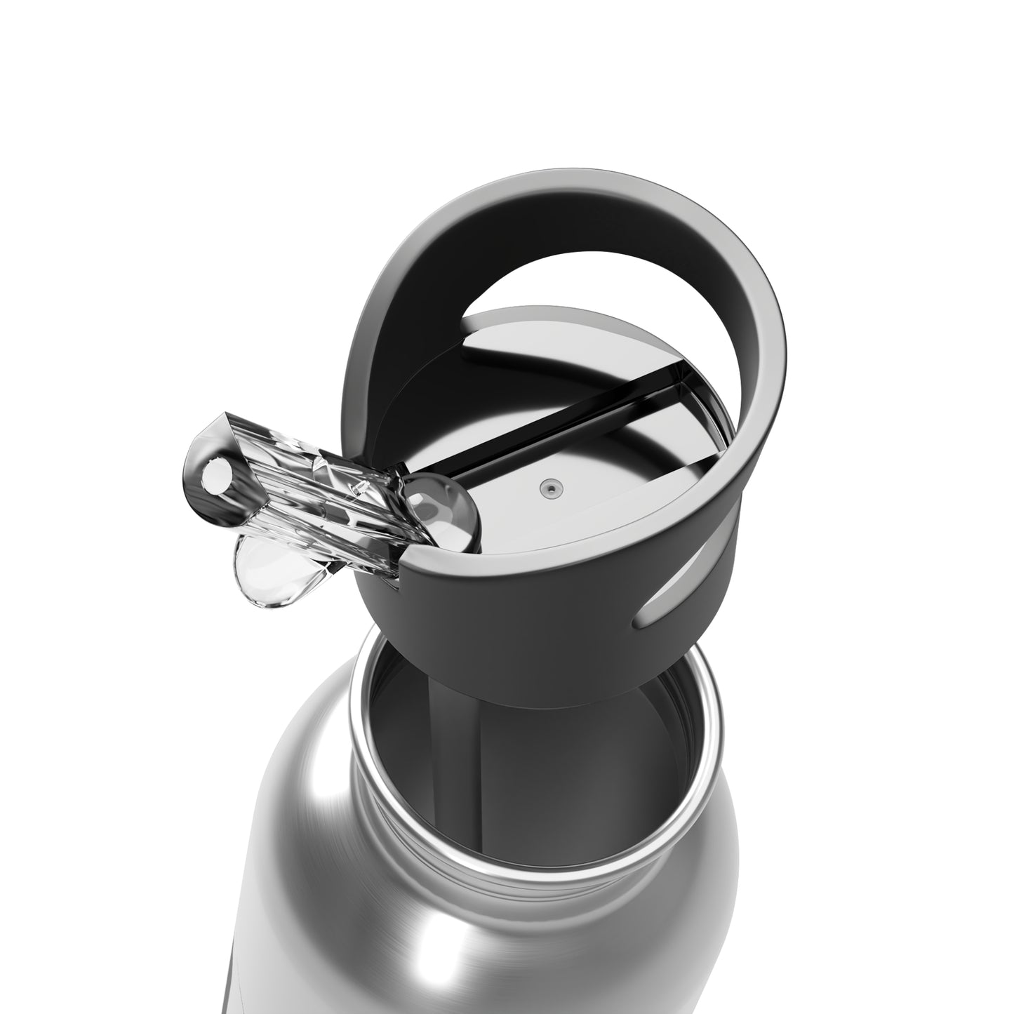 20oz Stainless steel water bottle with straw