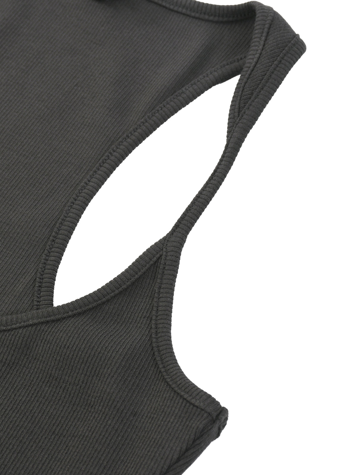 SLIM FIT RIBBED RACERBACK