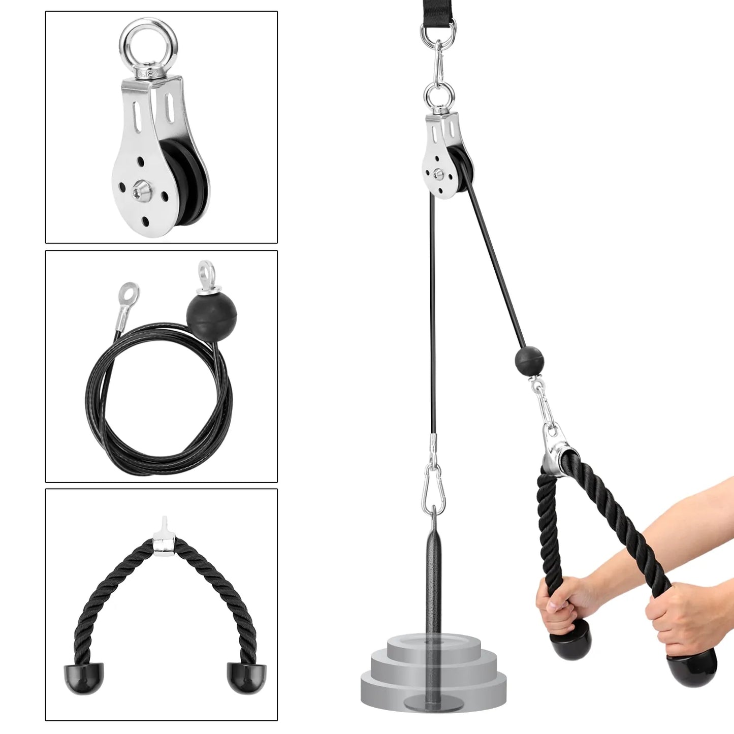 DIY pulley cable system