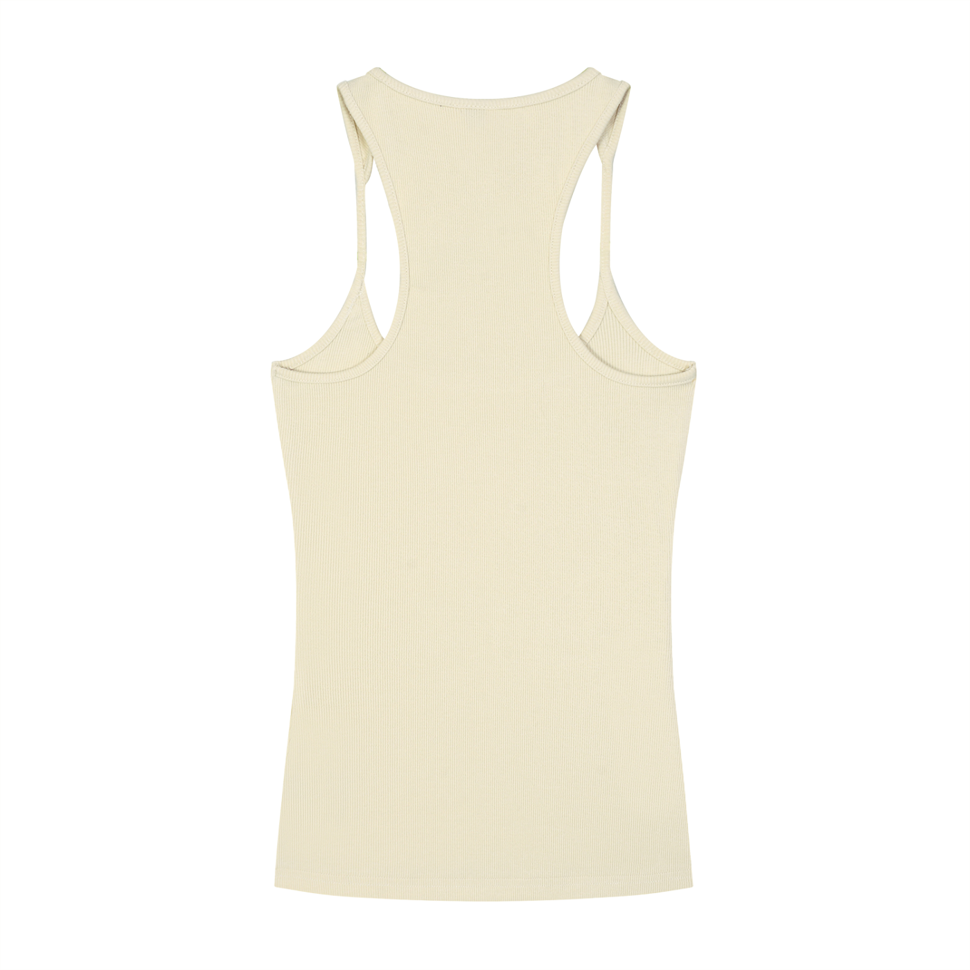 Slim Fit Ribbed Racerback