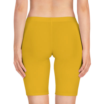 Biker style gym shorts