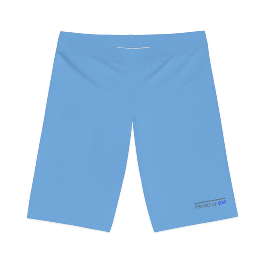 Biker style gym shorts