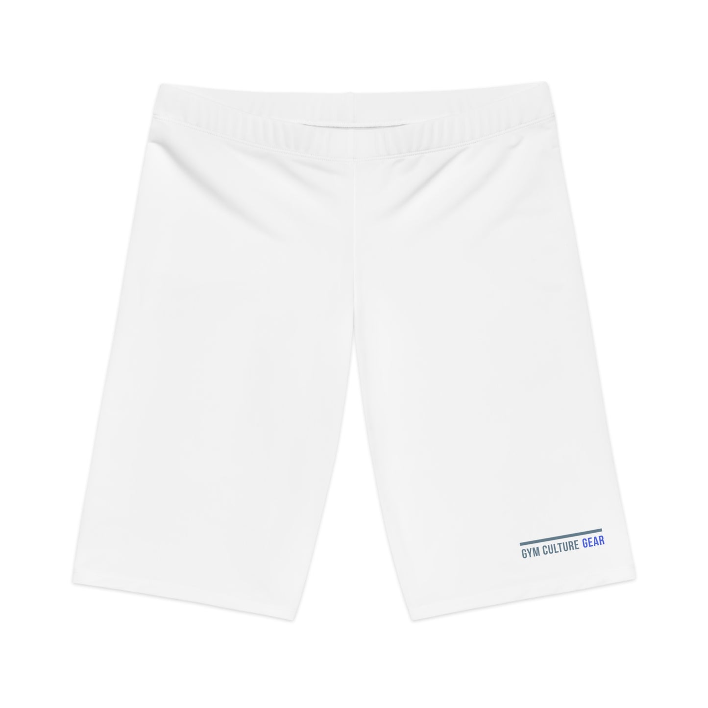 Biker style gym shorts