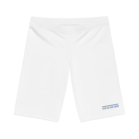 Biker style gym shorts