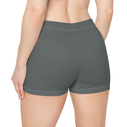 Low waisted gym shorts - dark gray