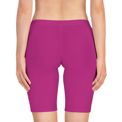 Biker style gym shorts