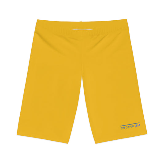 Biker style gym shorts