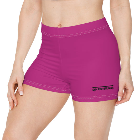 Low waisted gym shorts - pink