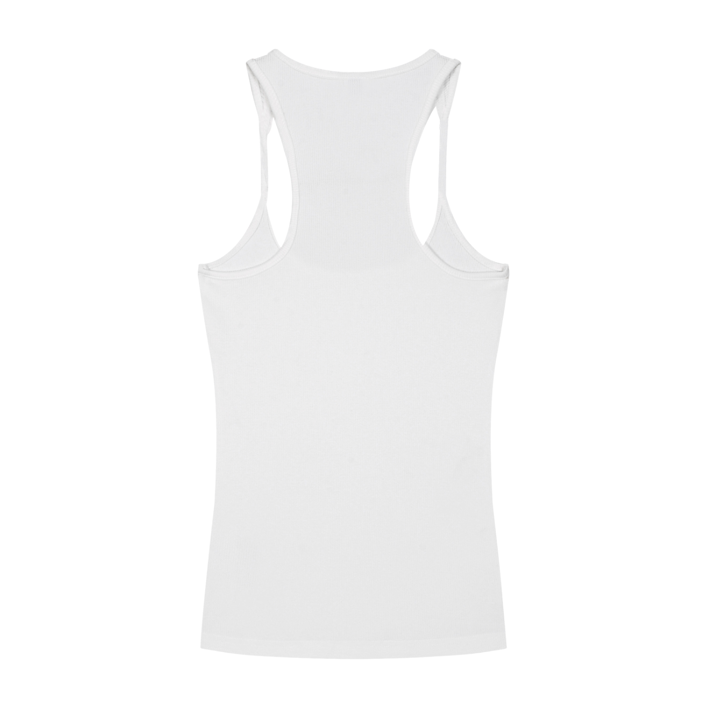 Slim Fit Ribbed Racerback