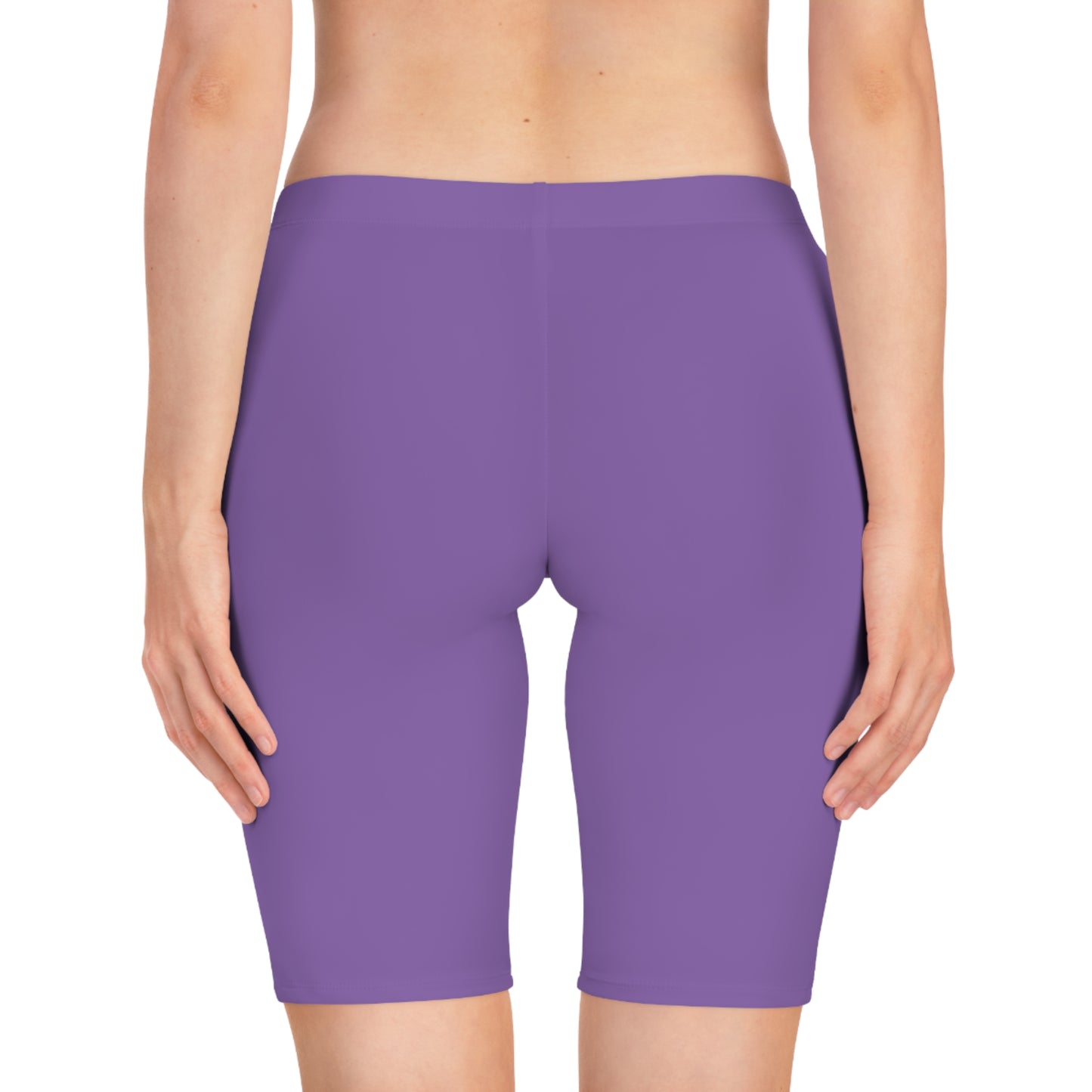 Biker style gym shorts