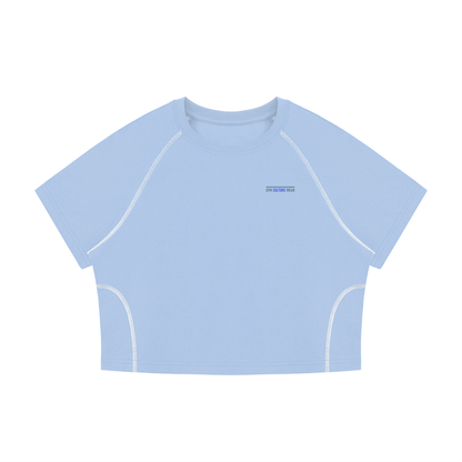 Apex series raglan crop t-shirt