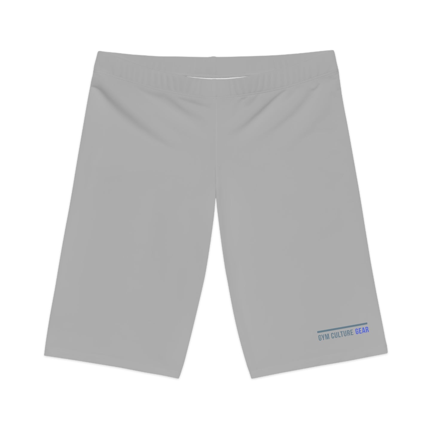 Biker style gym shorts