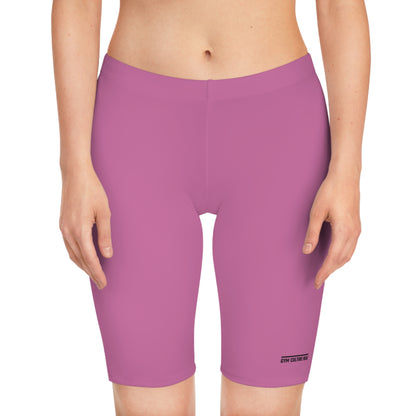 Biker style gym shorts