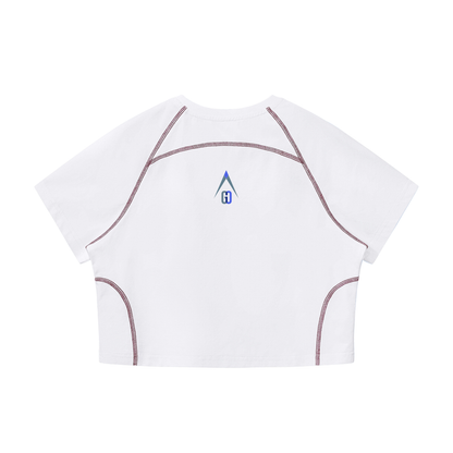 Apex series raglan crop t-shirt
