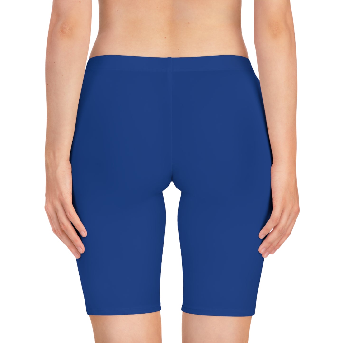 Biker style gym shorts
