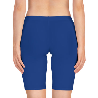 Biker style gym shorts
