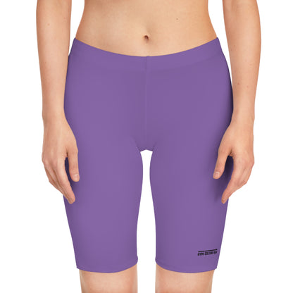 Biker style gym shorts
