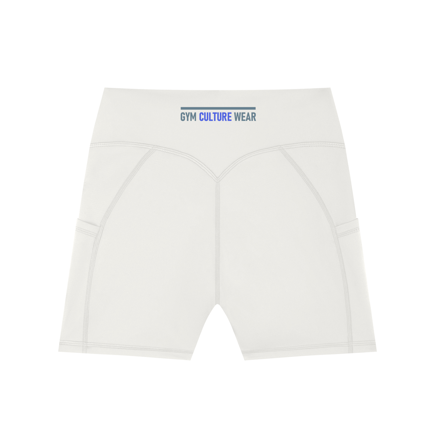 Women's High-Waisted Pocket Biker Shorts