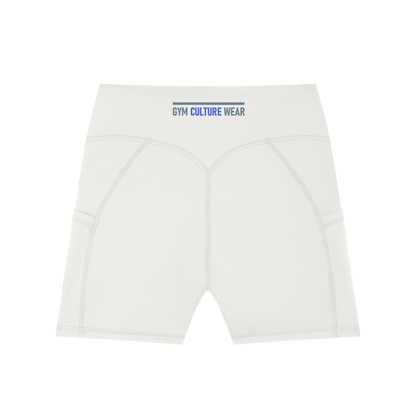 Women's High-Waisted Pocket Biker Shorts