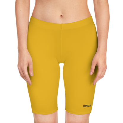 Biker style gym shorts