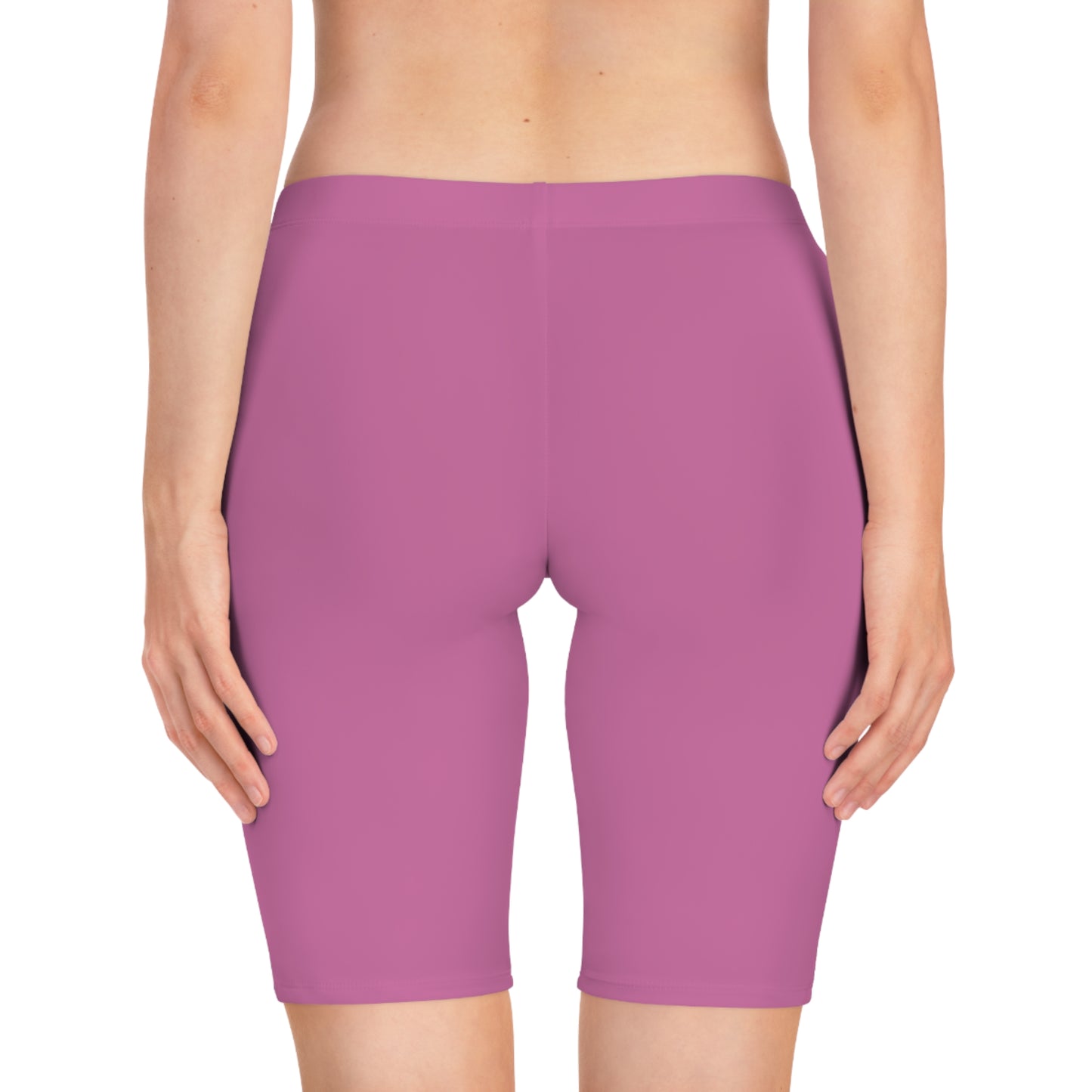Biker style gym shorts
