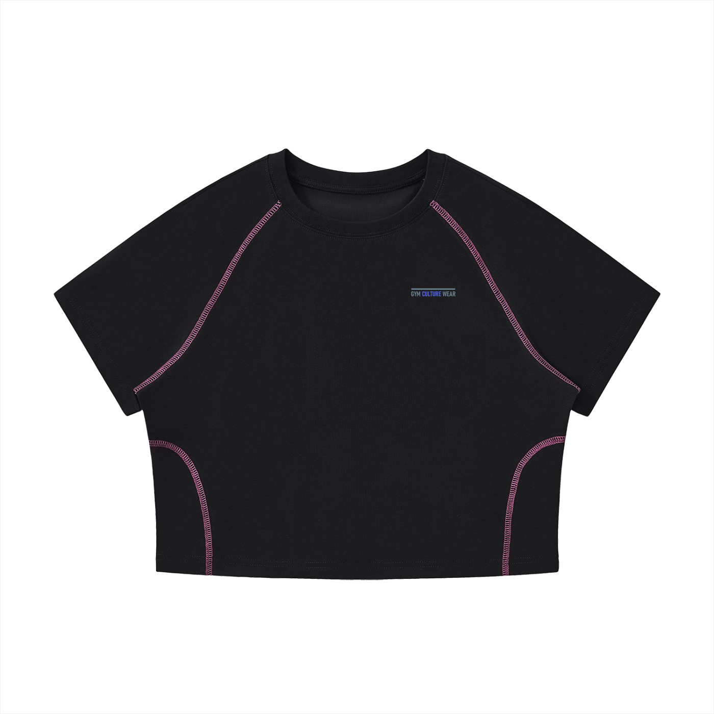 Apex series raglan crop t-shirt