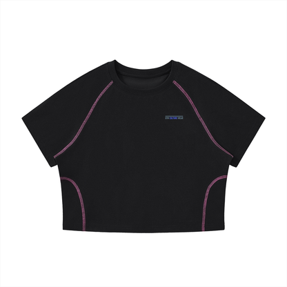 Apex series raglan crop t-shirt