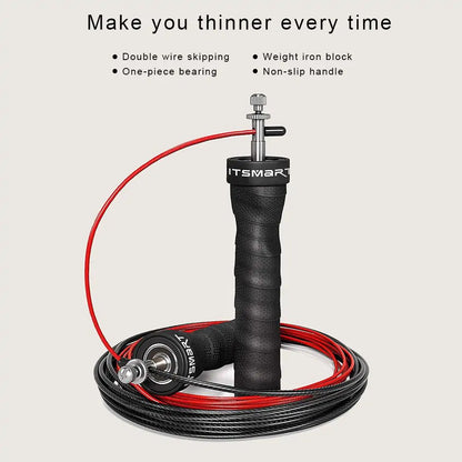 Adjustable weight jump rope