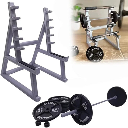 Creative weight rack pen holder