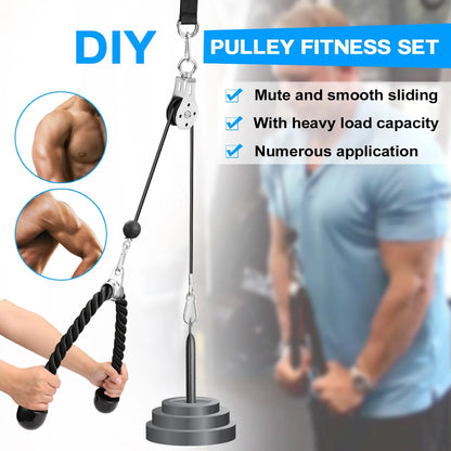 DIY pulley cable system