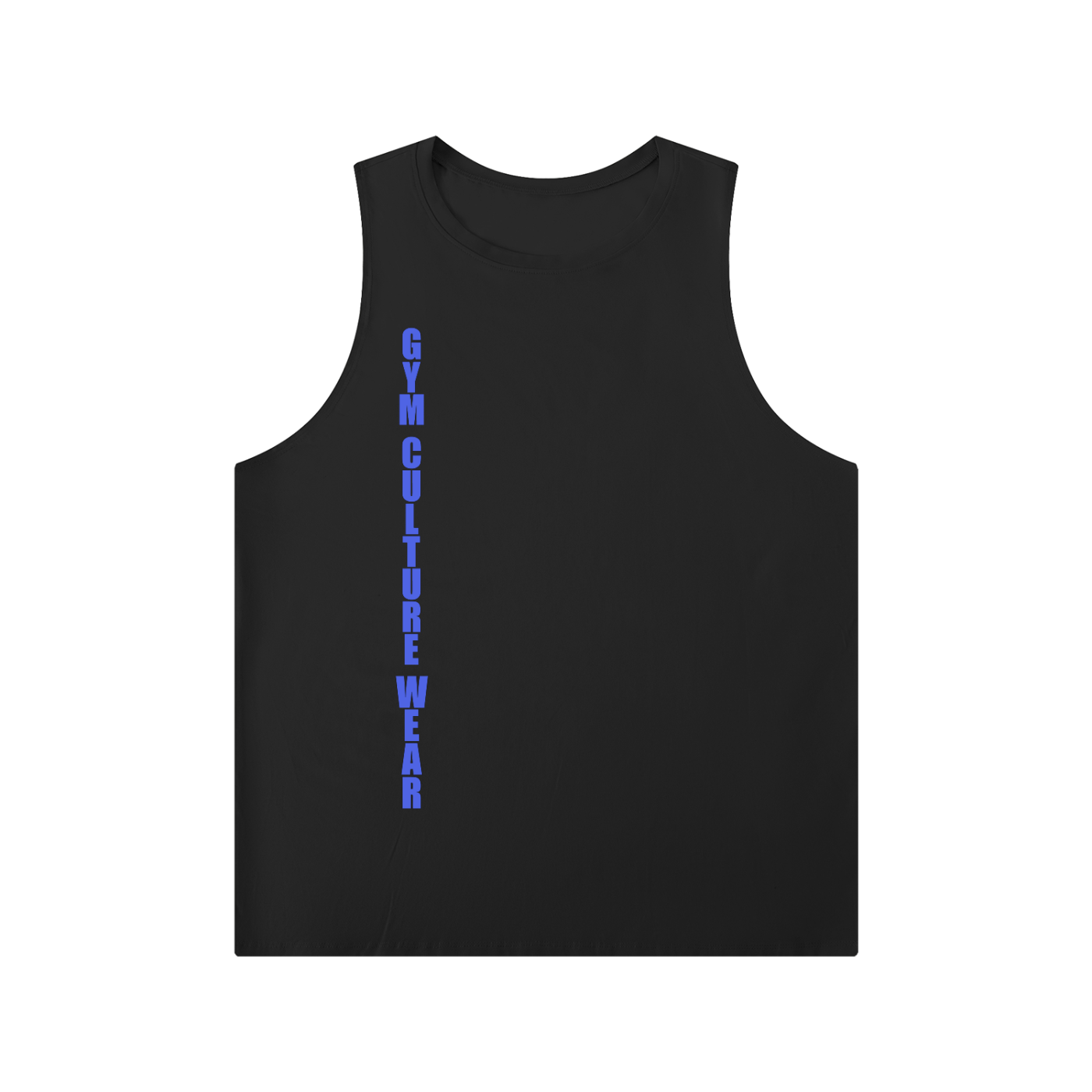 Men's Solid Color Crewneck Tank Top