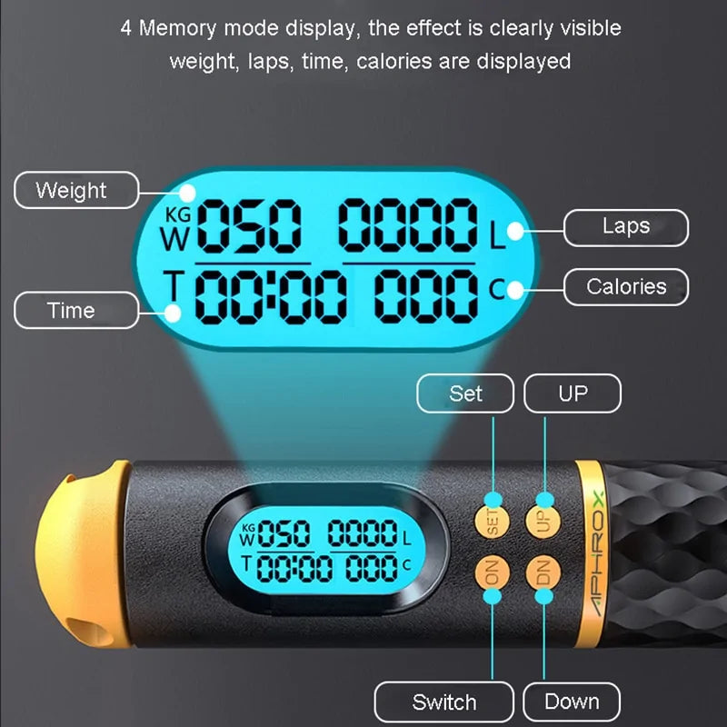 Multi-function digital jump rope