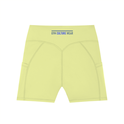 Women's High-Waisted Pocket Biker Shorts