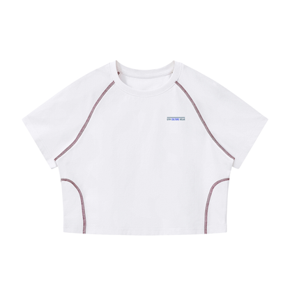 Apex series raglan crop t-shirt