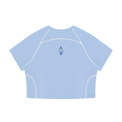 Apex series raglan crop t-shirt