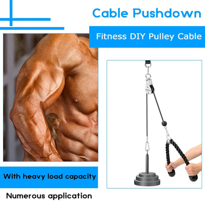 DIY pulley cable system