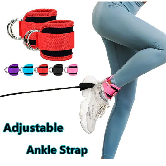 Adjustable ankle straps
