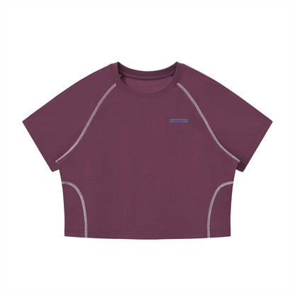 Apex series raglan crop t-shirt