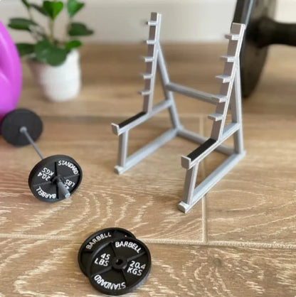 Creative weight rack pen holder