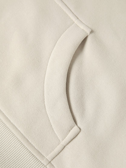 Cropped half-zip pullover