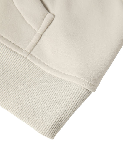 Cropped half-zip pullover
