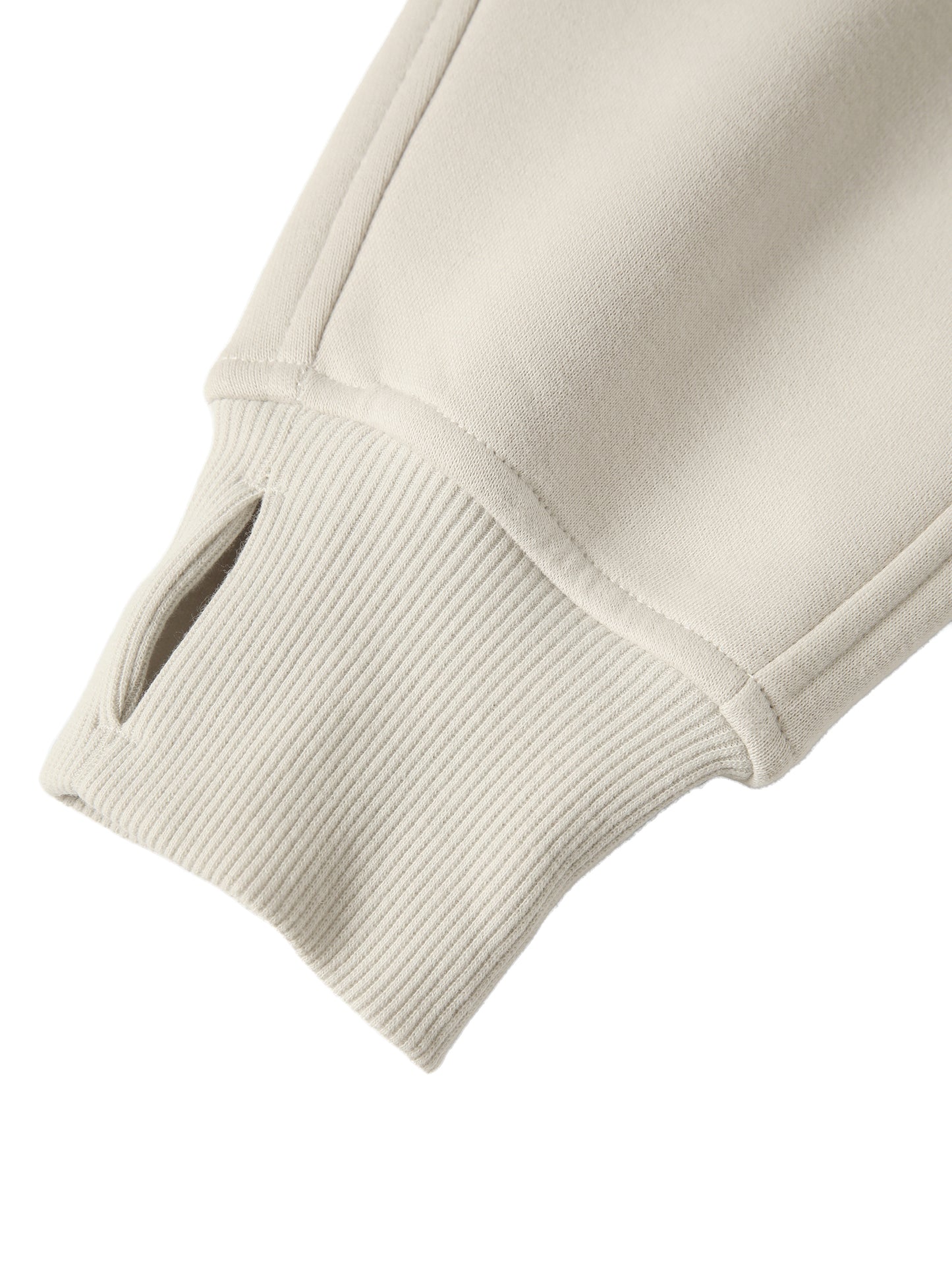 Cropped half-zip pullover