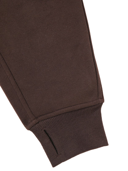Cropped half-zip hoodie