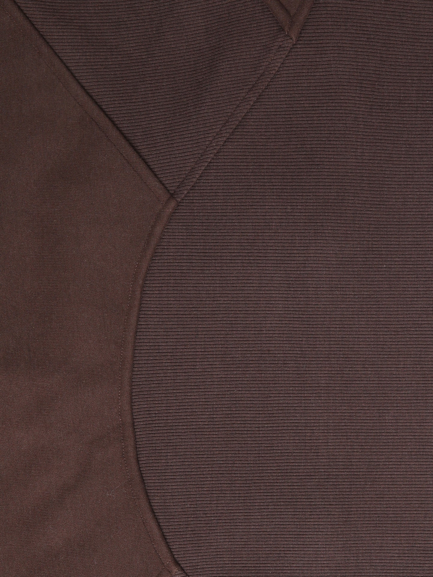 Cropped half-zip hoodie