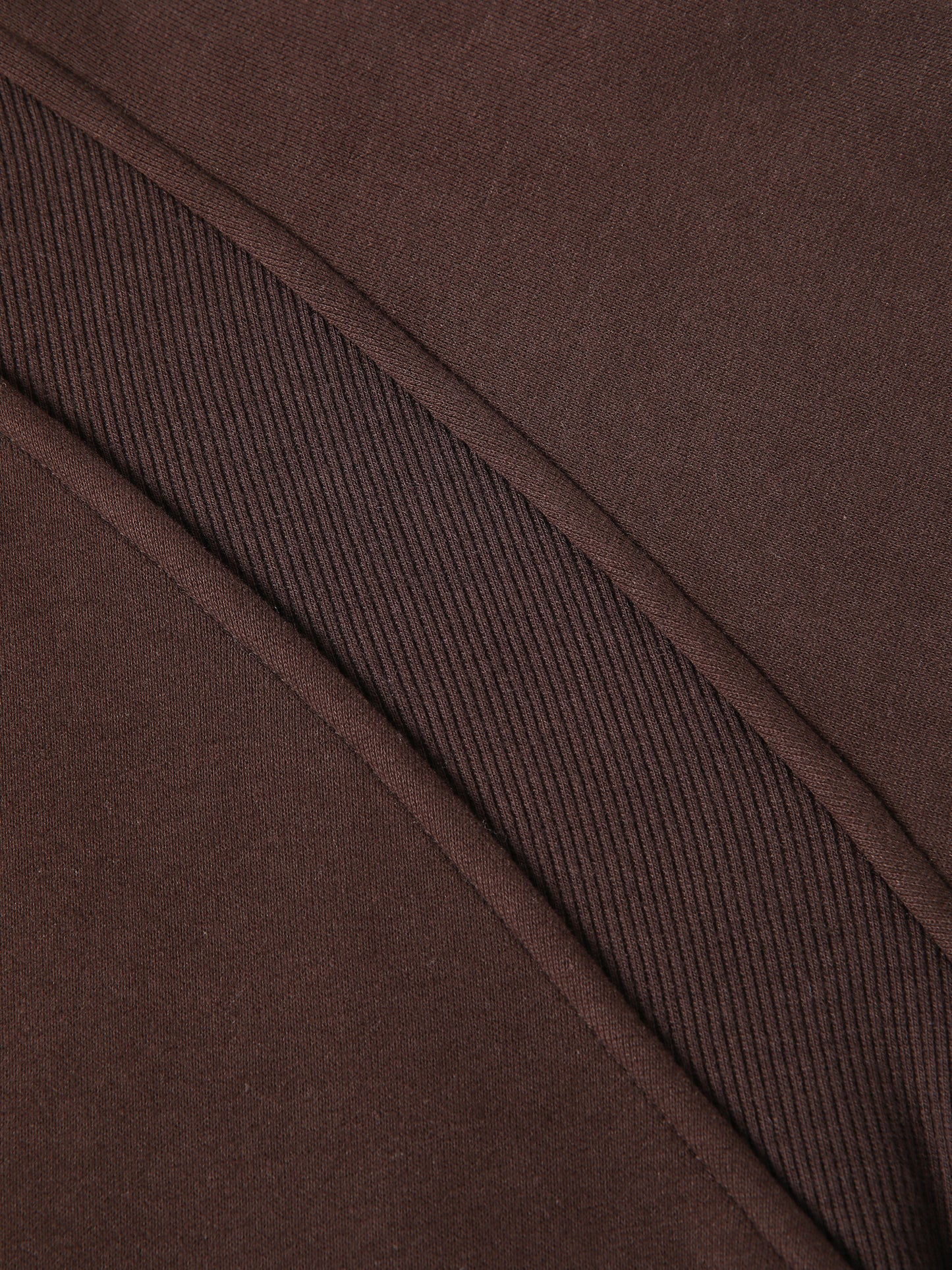 Cropped half-zip hoodie