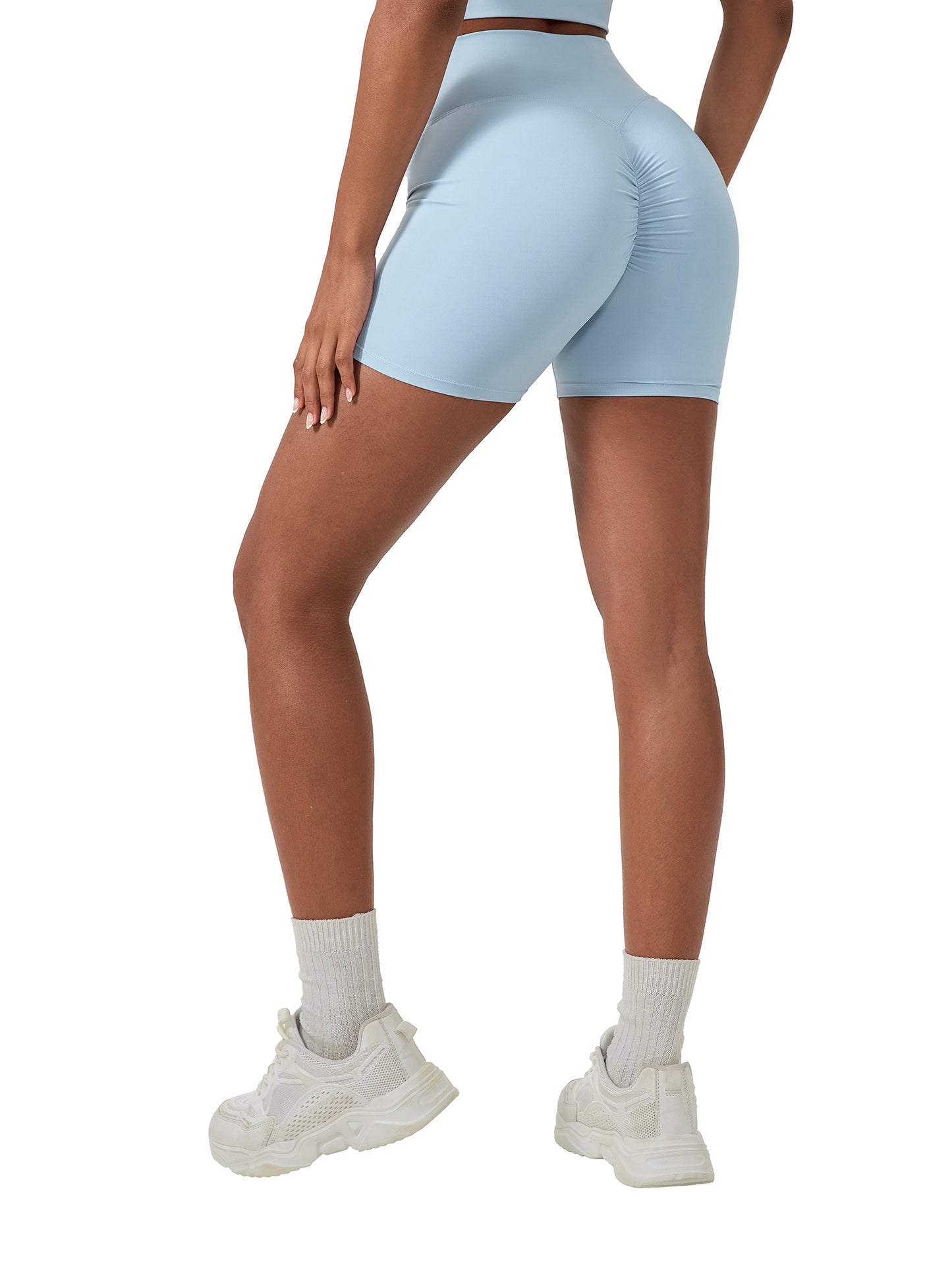 High-Waisted Blend Gym Shorts