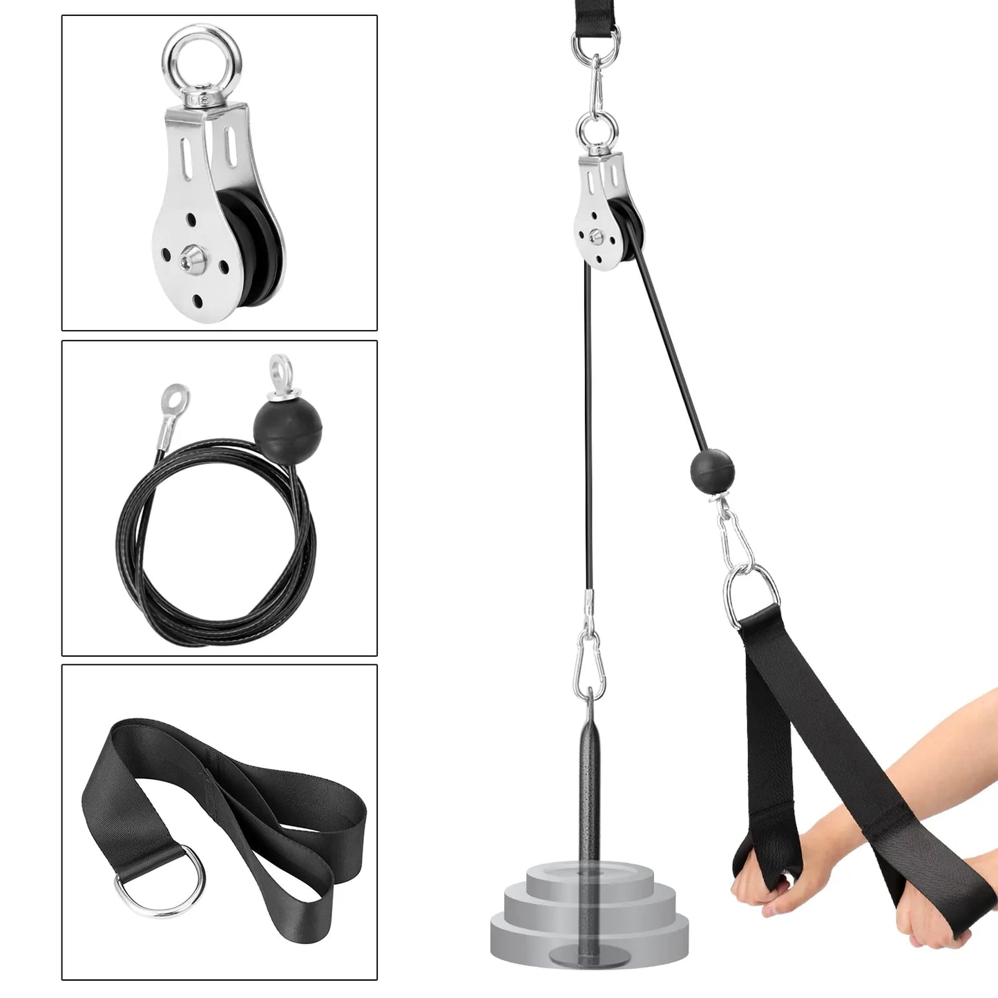 DIY pulley cable system