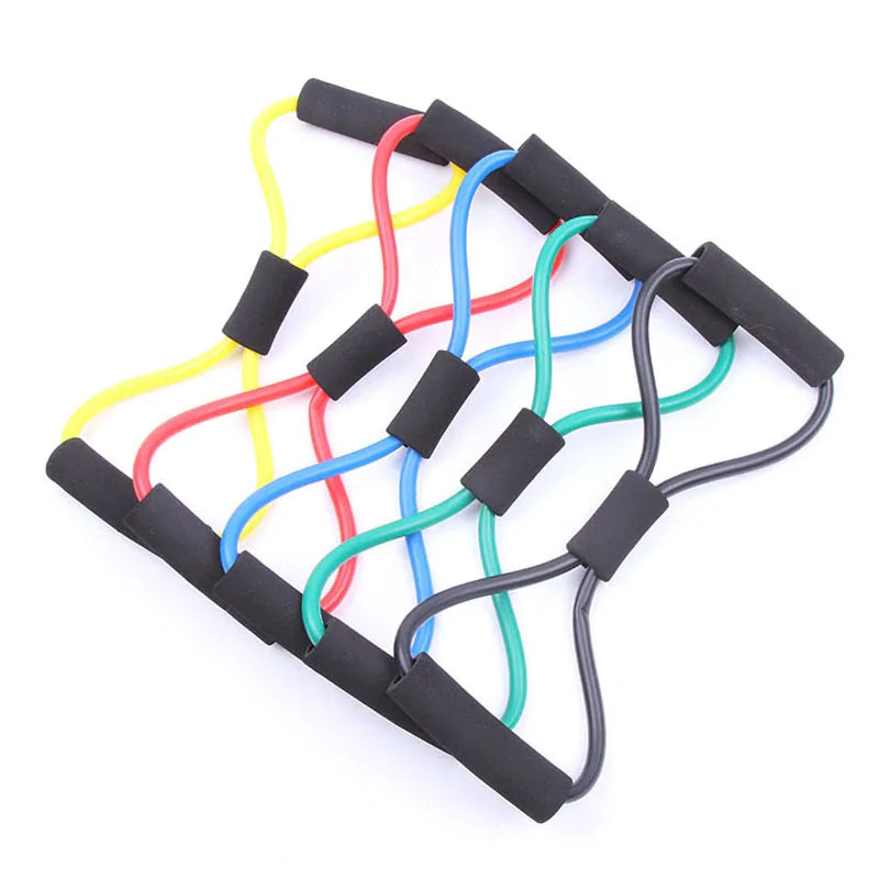 Rubber tube resistance bands